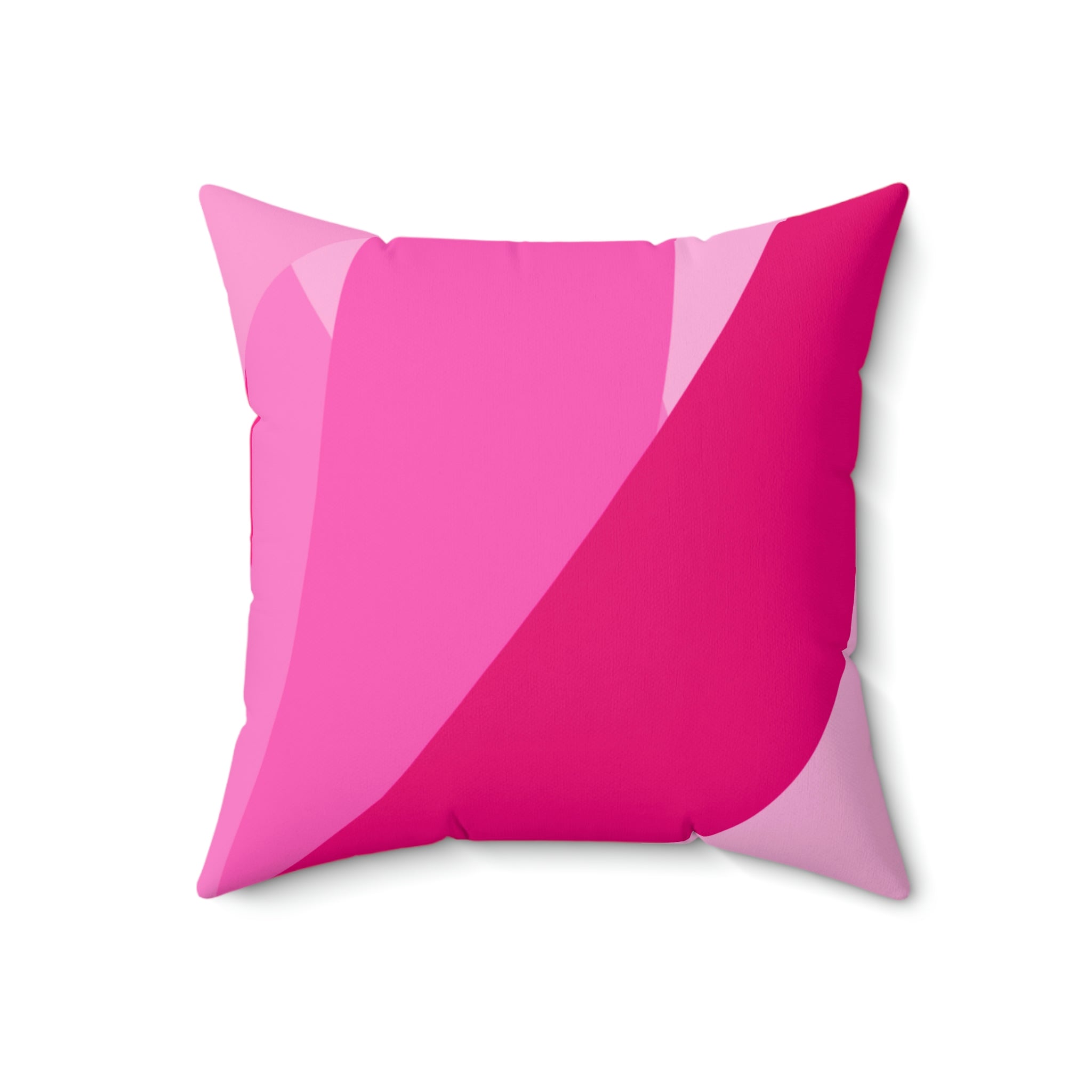 All Shades of Pink Ribbon Square Pillow Home Decor Pink Sweetheart