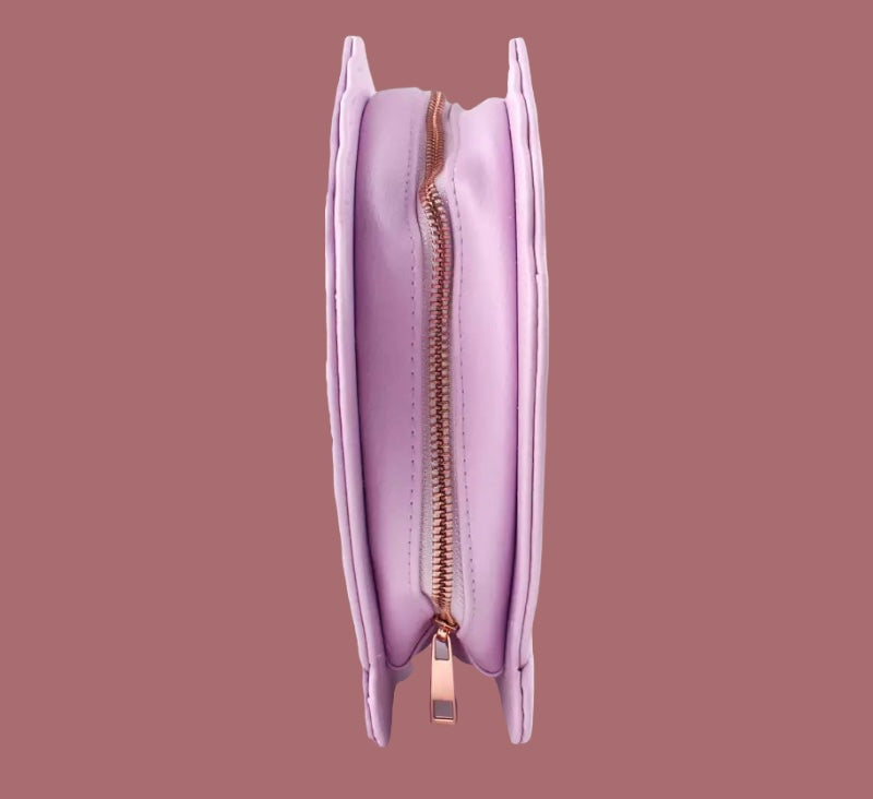 Amethyst Seashell Makeup Brush Case Cosmetic & Toiletry Bags Pink Sweetheart