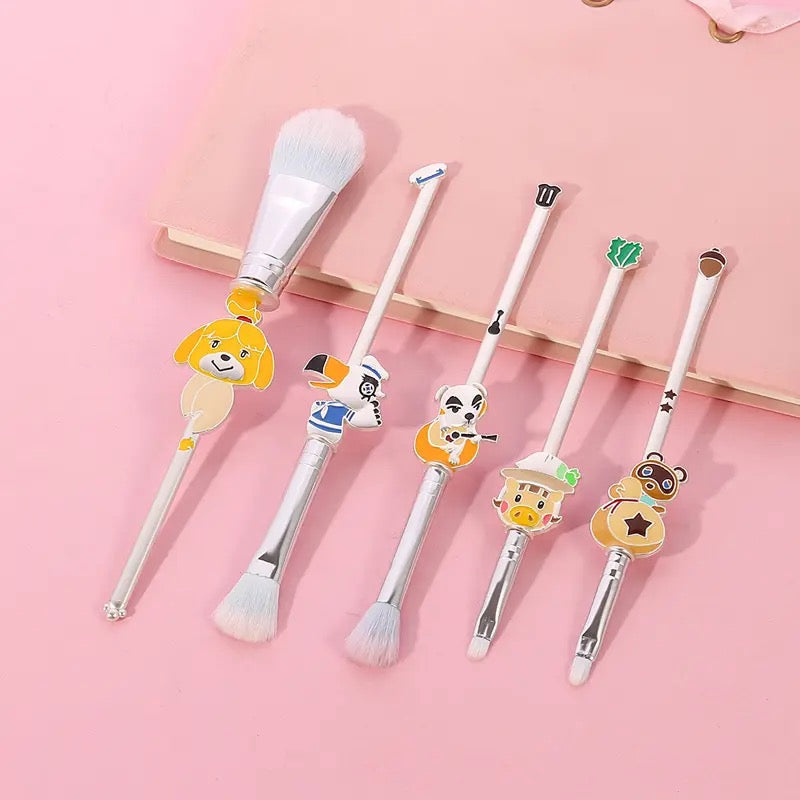 Animal Crossing Cosmetic Makeup Brush Set Makeup Brushes Pink Sweetheart