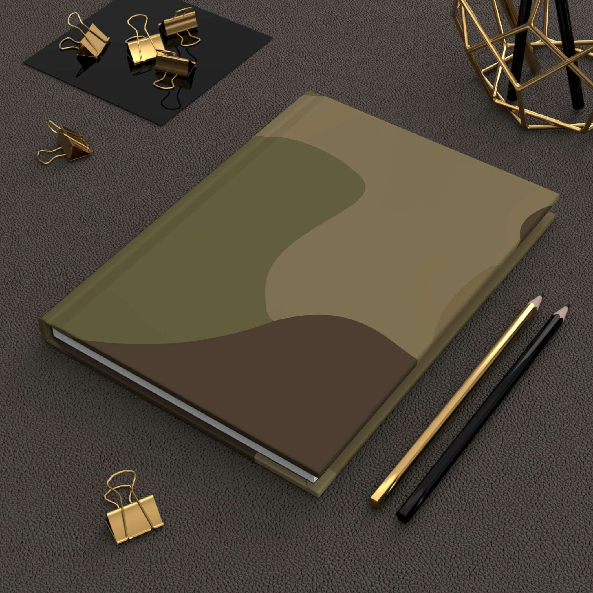 Army Fatigue Hardcover Matte Journal Paper products Pink Sweetheart