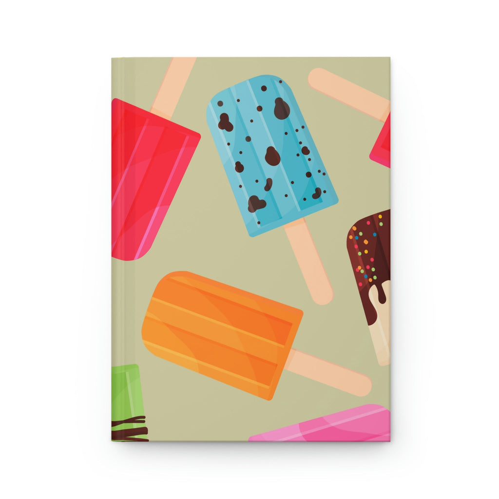 Assorted Popsicles Hardcover Matte Journal Paper products Pink Sweetheart