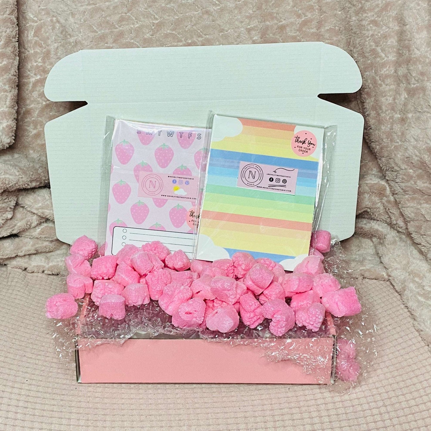 Assorted Stationery Notepads Box Notebooks & Notepads Pink Sweetheart