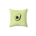 Avacado Delight Square Pillow - Pink Sweetheart