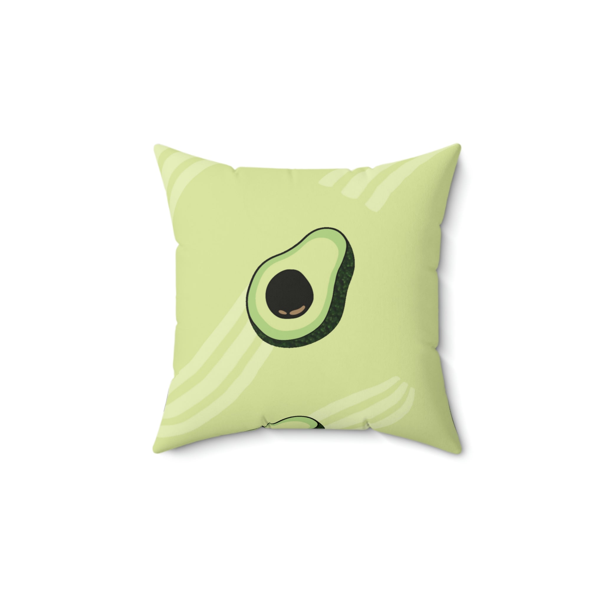 Avacado Delight Square Pillow Home Decor Pink Sweetheart