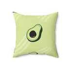Avacado Delight Square Pillow Home Decor Pink Sweetheart