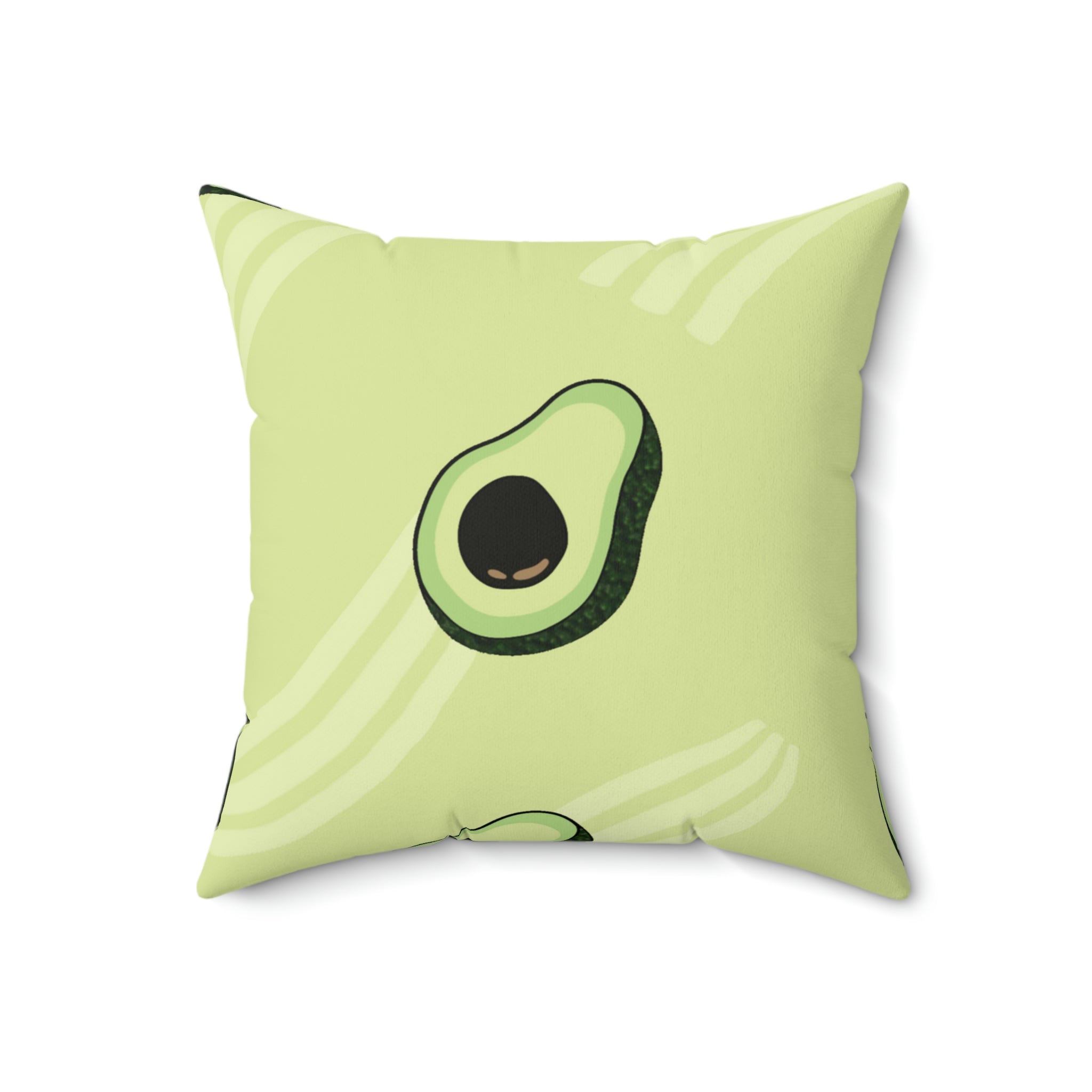 Avacado Delight Square Pillow Home Decor Pink Sweetheart