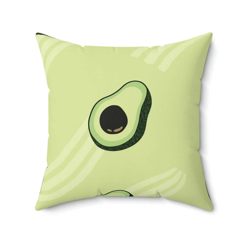 Avacado Delight Square Pillow - Pink Sweetheart