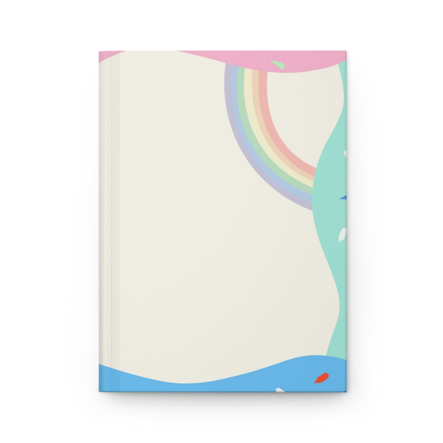Beyond the Rainbow Hardcover Matte Journal Paper products Pink Sweetheart