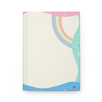 Beyond the Rainbow Hardcover Matte Journal Paper products Pink Sweetheart