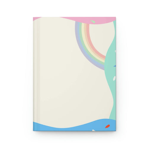 Beyond the Rainbow Hardcover Matte Journal - Pink Sweetheart