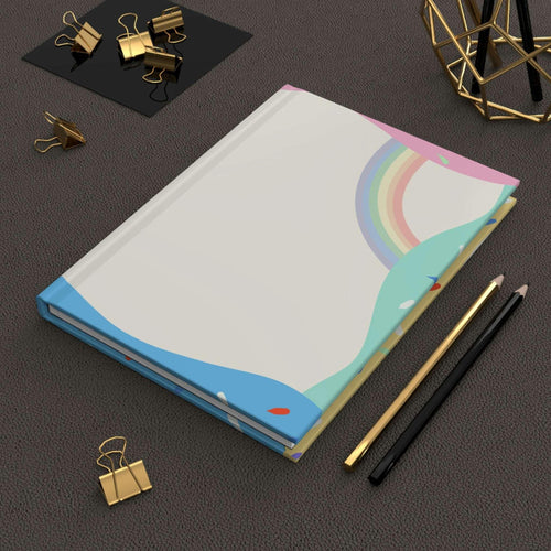 Beyond the Rainbow Hardcover Matte Journal - Pink Sweetheart