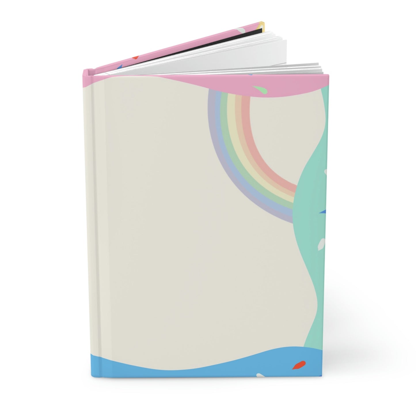 Beyond the Rainbow Hardcover Matte Journal Paper products Pink Sweetheart