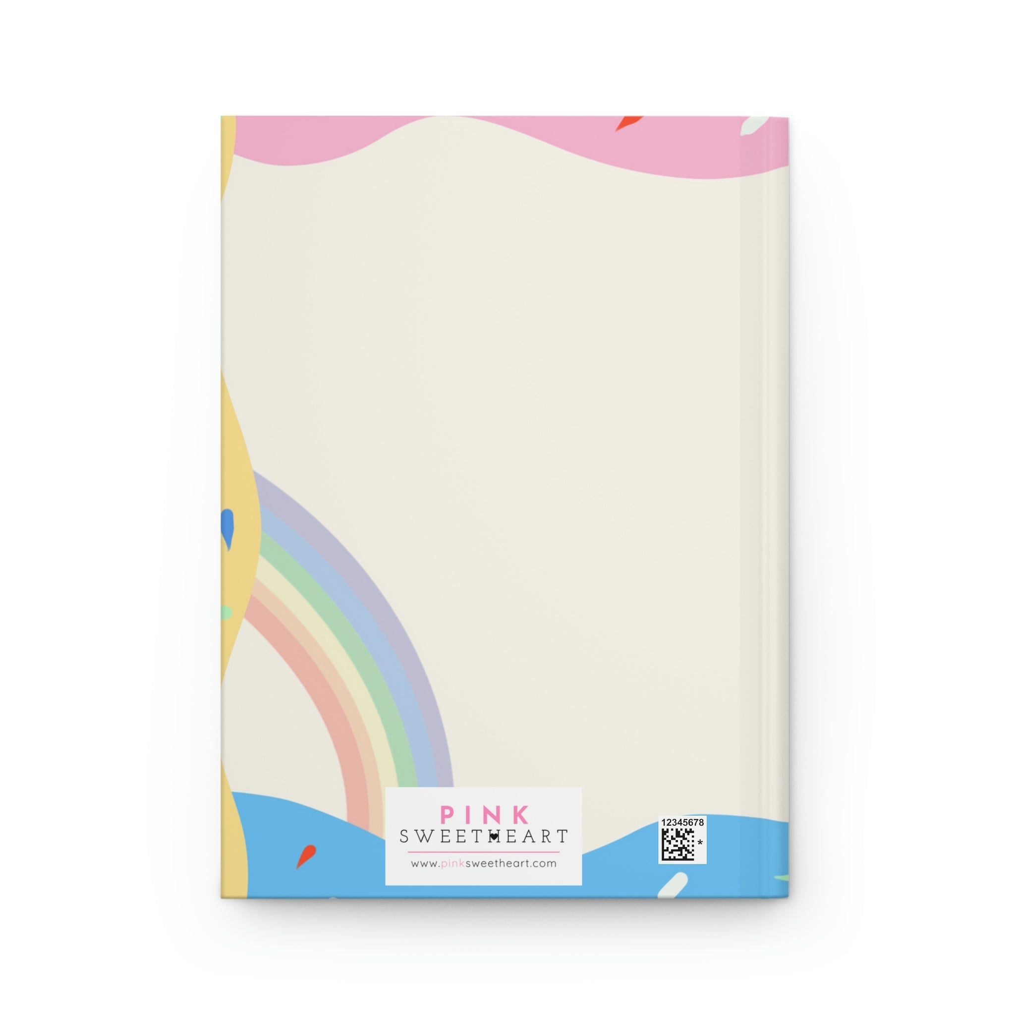 Beyond the Rainbow Hardcover Matte Journal Paper products Pink Sweetheart