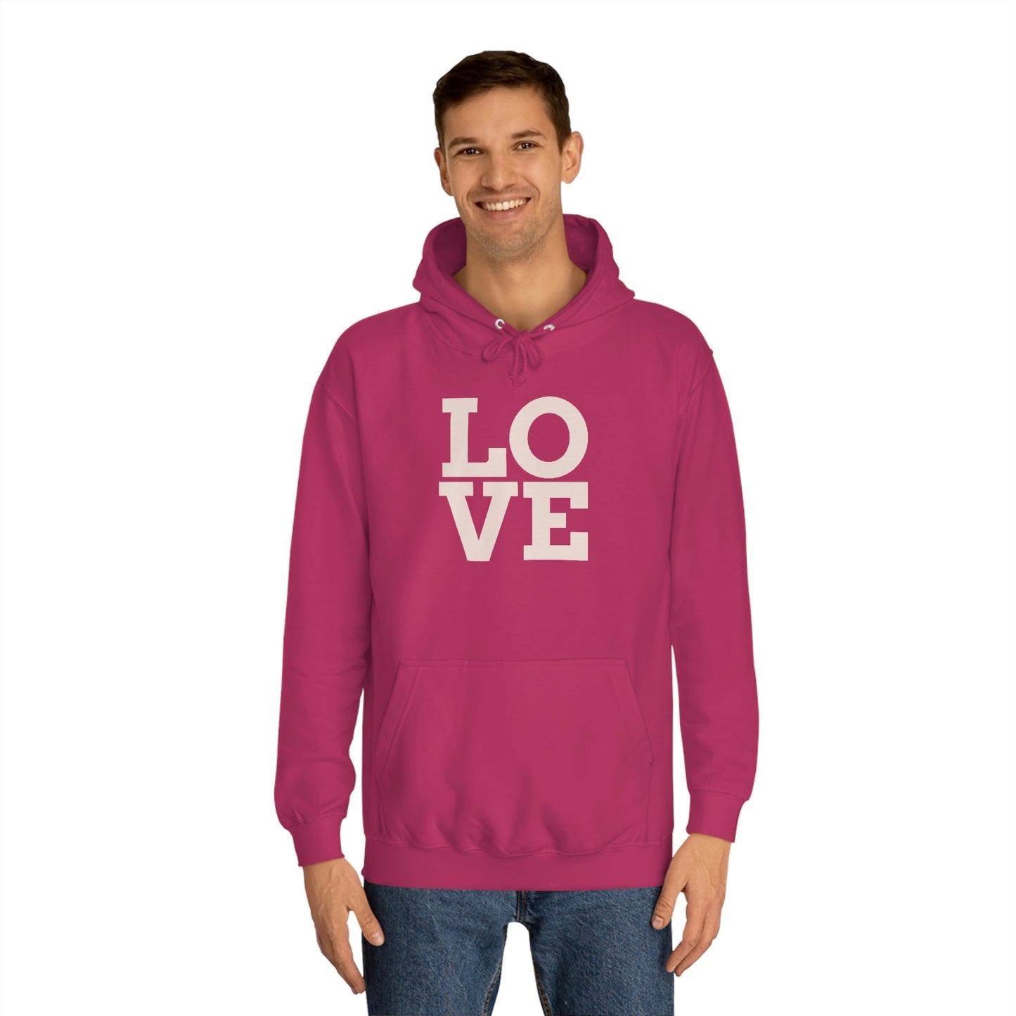 Big Love Unisex Hoodie Hoodie Pink Sweetheart