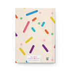 Birthday Cake Sprinkles Hardcover Matte Journal Paper products Pink Sweetheart