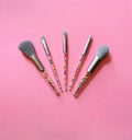 Birthday Cupcake Sprinkles Makeup Brushes - Pink Sweetheart