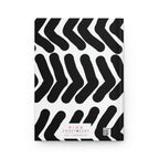 Black & White Arrows Hardcover Matte Journal Paper products Pink Sweetheart