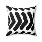 Black & White Arrows Square Pillow Home Decor Pink Sweetheart