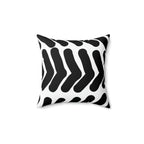 Black & White Arrows Square Pillow Home Decor Pink Sweetheart