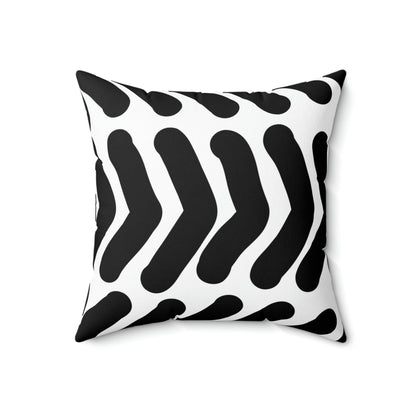 Black & White Arrows Square Pillow Home Decor Pink Sweetheart
