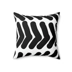 Black & White Arrows Square Pillow Home Decor Pink Sweetheart