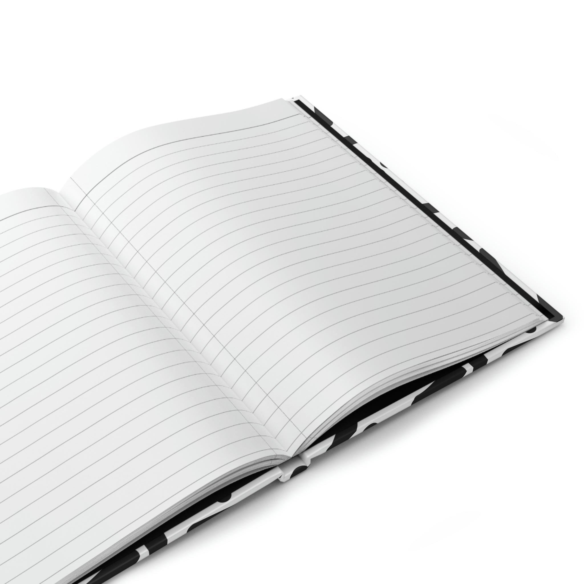 Black & White Dash Hardcover Matte Journal Paper products Pink Sweetheart