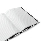Black & White Dots Hardcover Matte Journal Paper products Pink Sweetheart