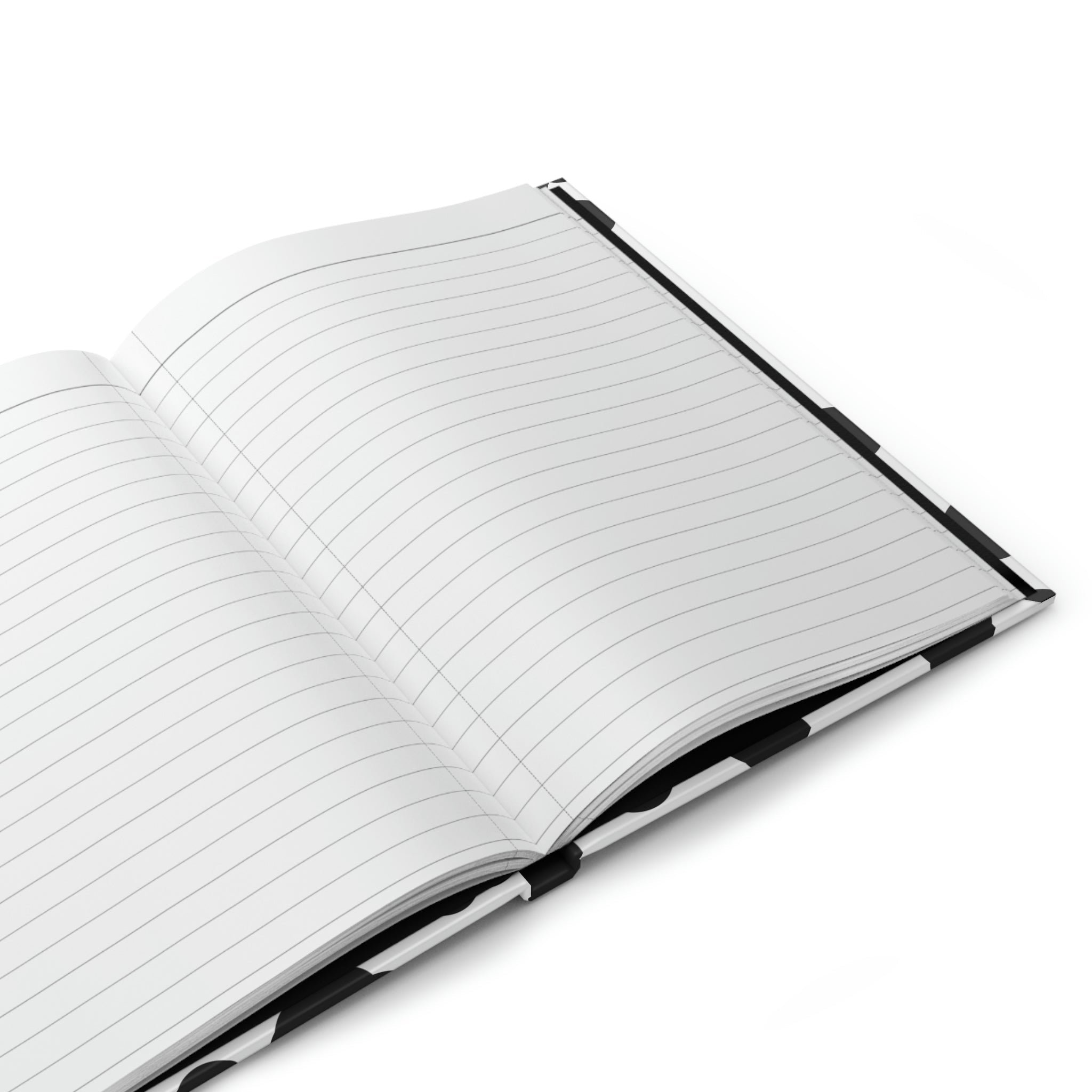 Black & White Dots Hardcover Matte Journal Paper products Pink Sweetheart