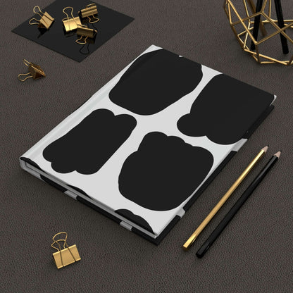 Black & White Print Hardcover Matte Journal Paper products Pink Sweetheart