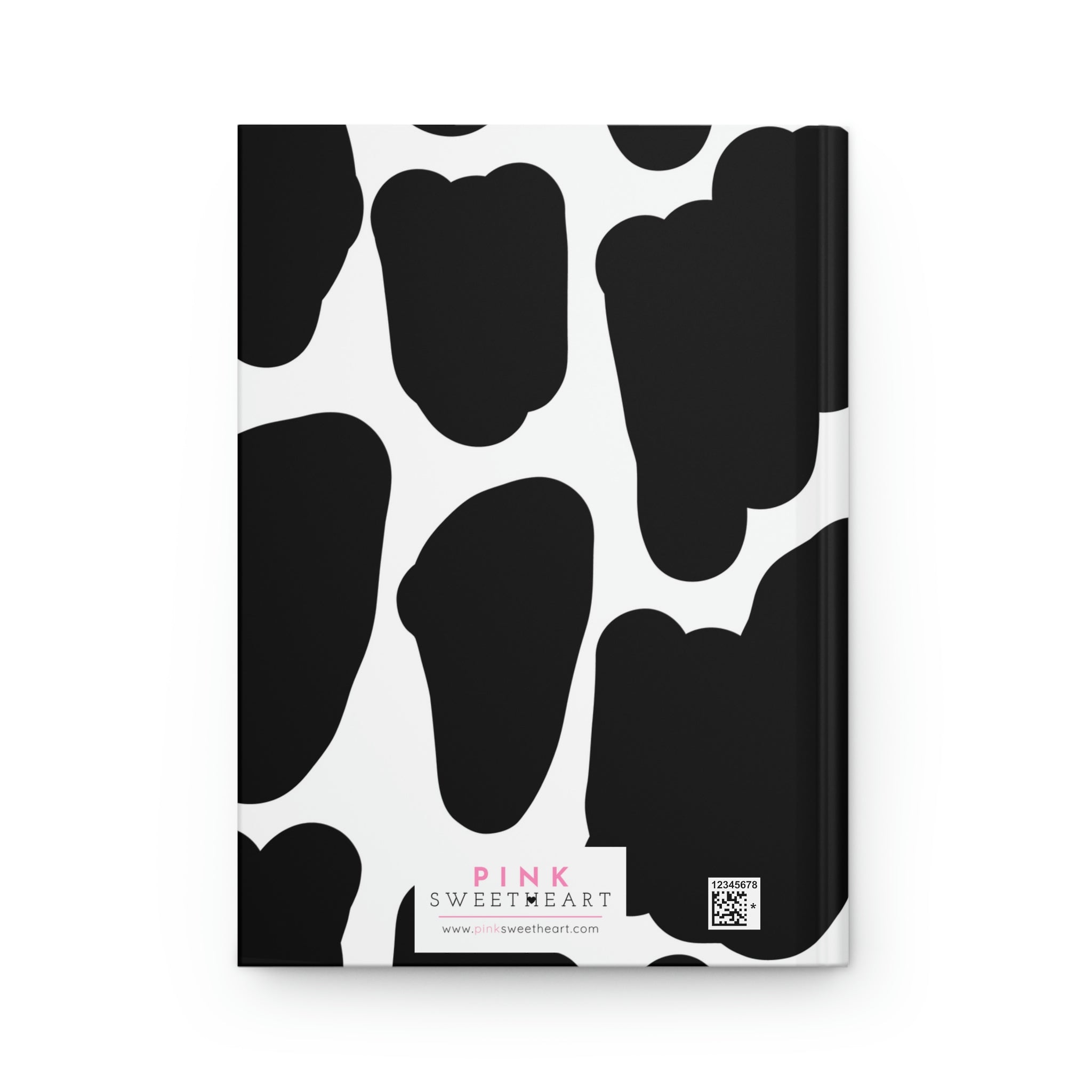 Black & White Print Hardcover Matte Journal Paper products Pink Sweetheart