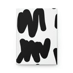 Black & White Scribbles Hardcover Matte Journal Paper products Pink Sweetheart