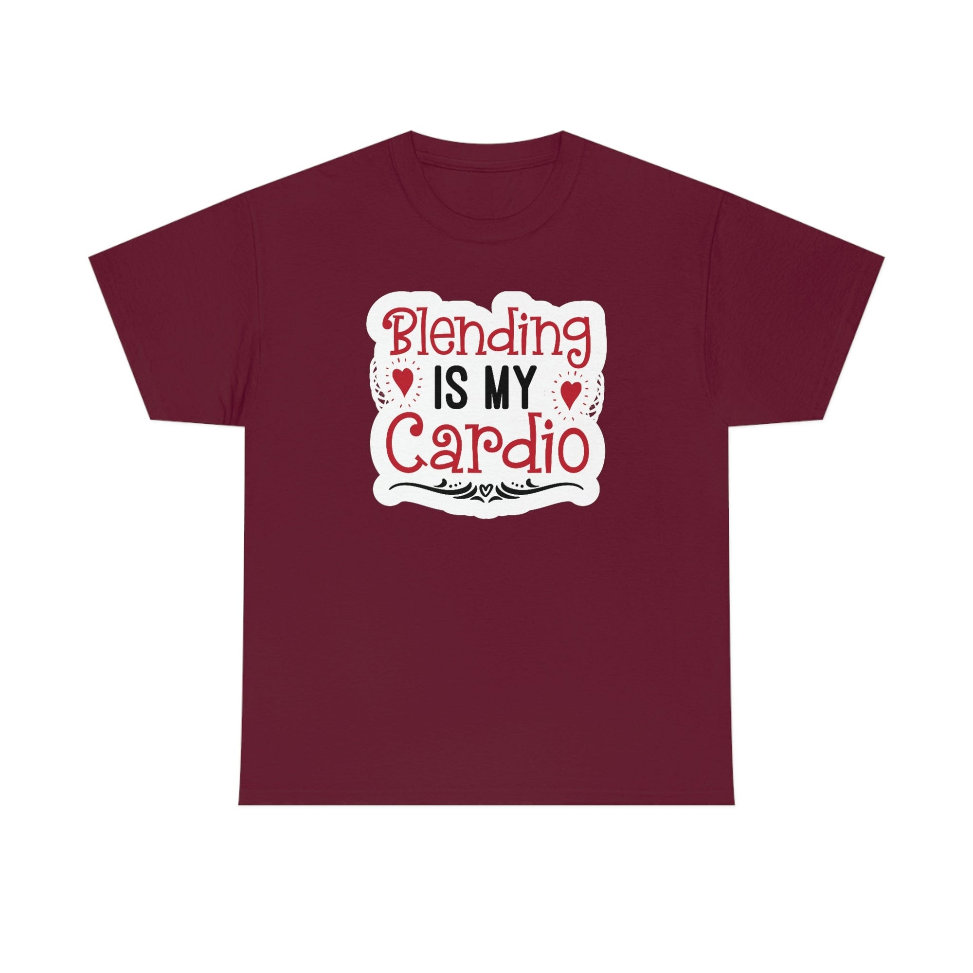 Blending is My Cardio Cotton Tee T-Shirt Pink Sweetheart