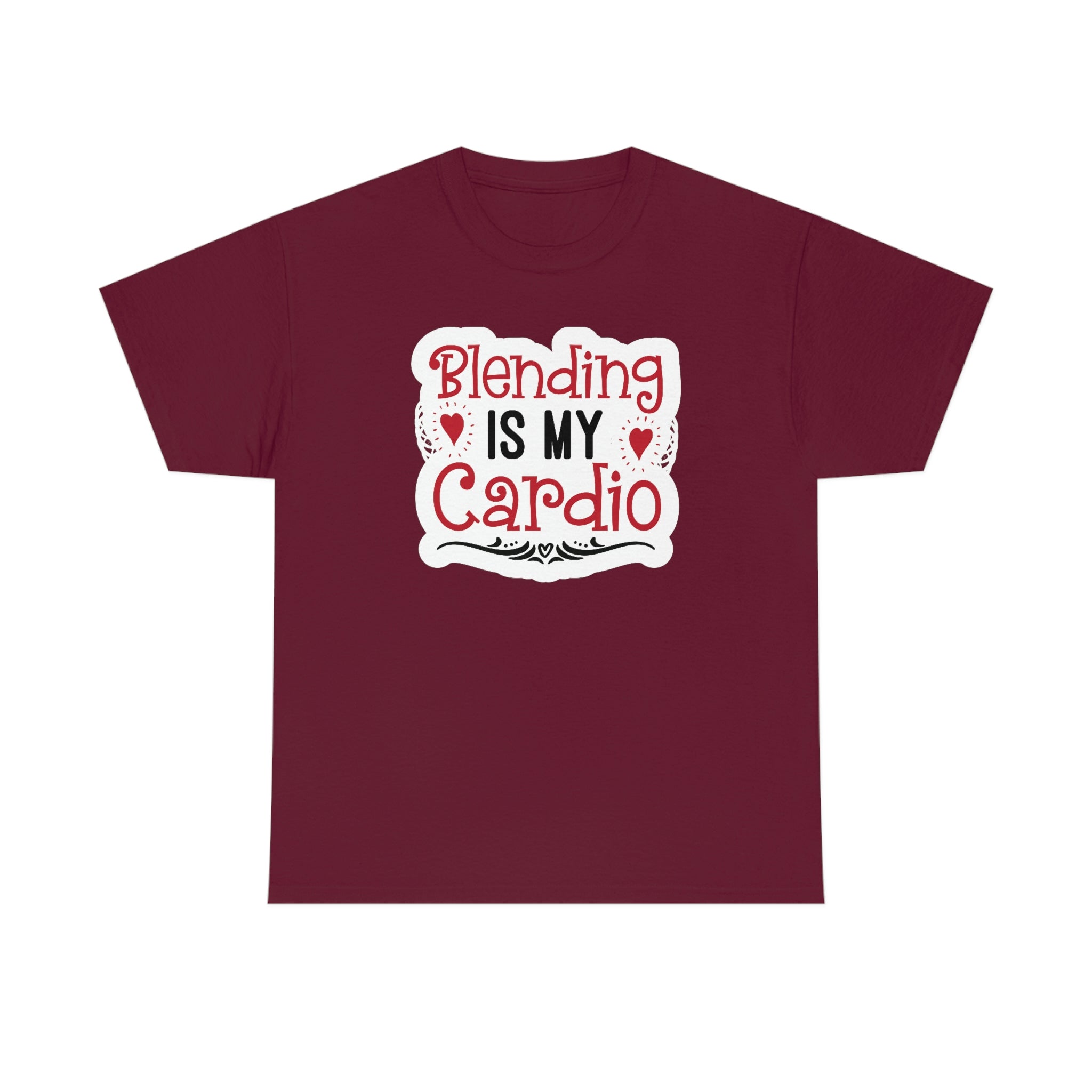 Blending is My Cardio Cotton Tee T-Shirt Pink Sweetheart