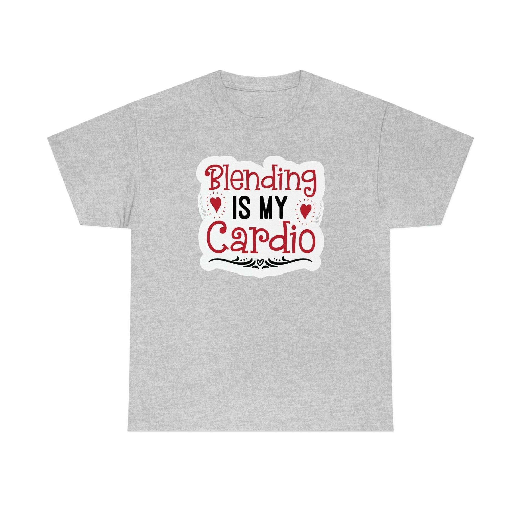 Blending is My Cardio Cotton Tee T-Shirt Pink Sweetheart