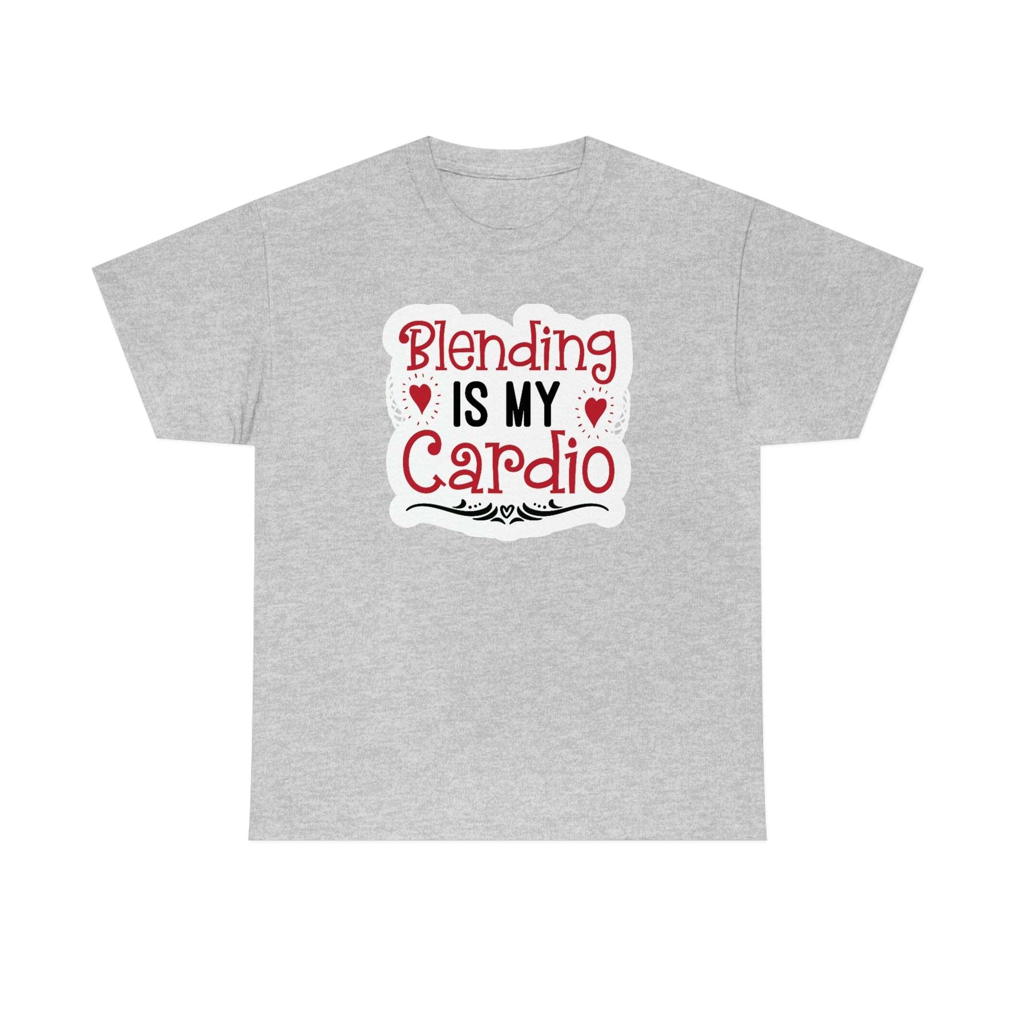 Blending is My Cardio Cotton Tee T-Shirt Pink Sweetheart