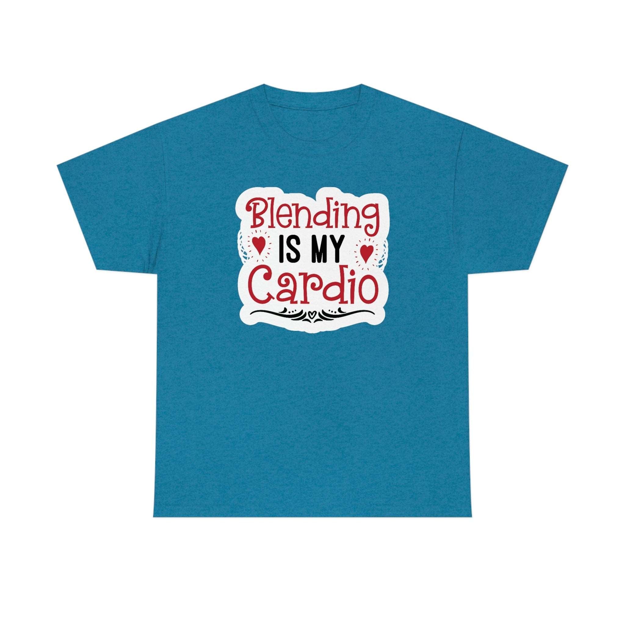 Blending is My Cardio Cotton Tee T-Shirt Pink Sweetheart