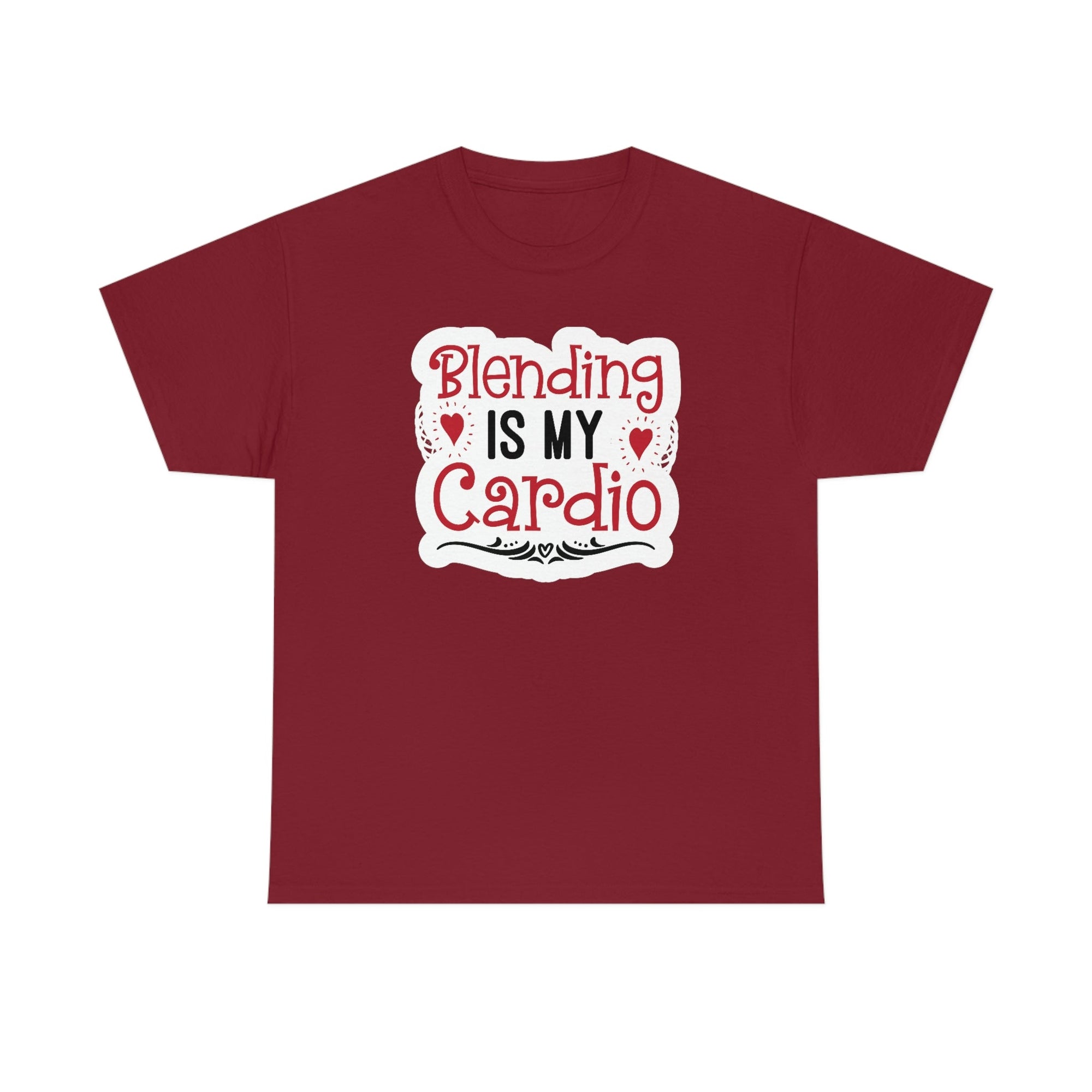 Blending is My Cardio Cotton Tee T-Shirt Pink Sweetheart
