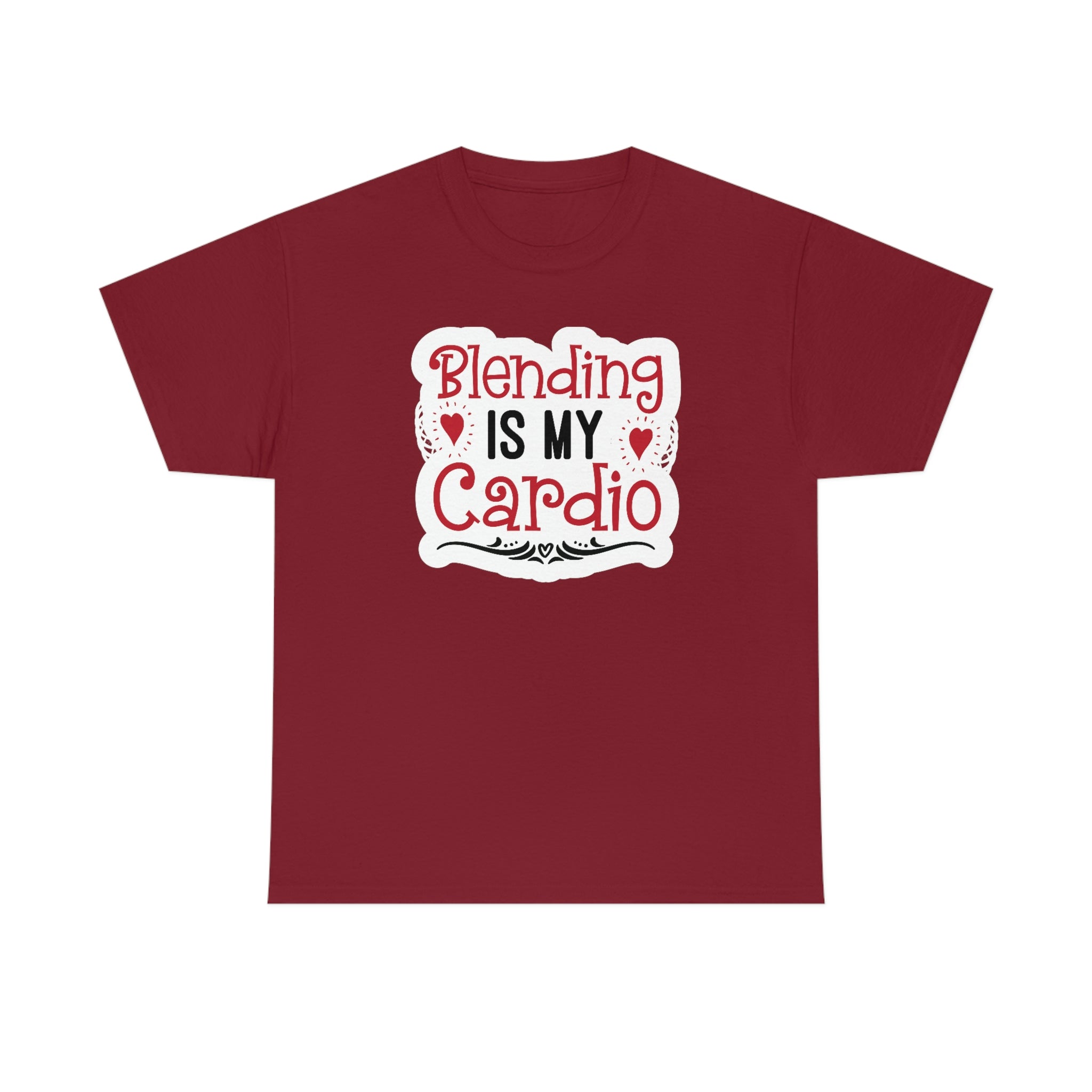 Blending is My Cardio Cotton Tee T-Shirt Pink Sweetheart