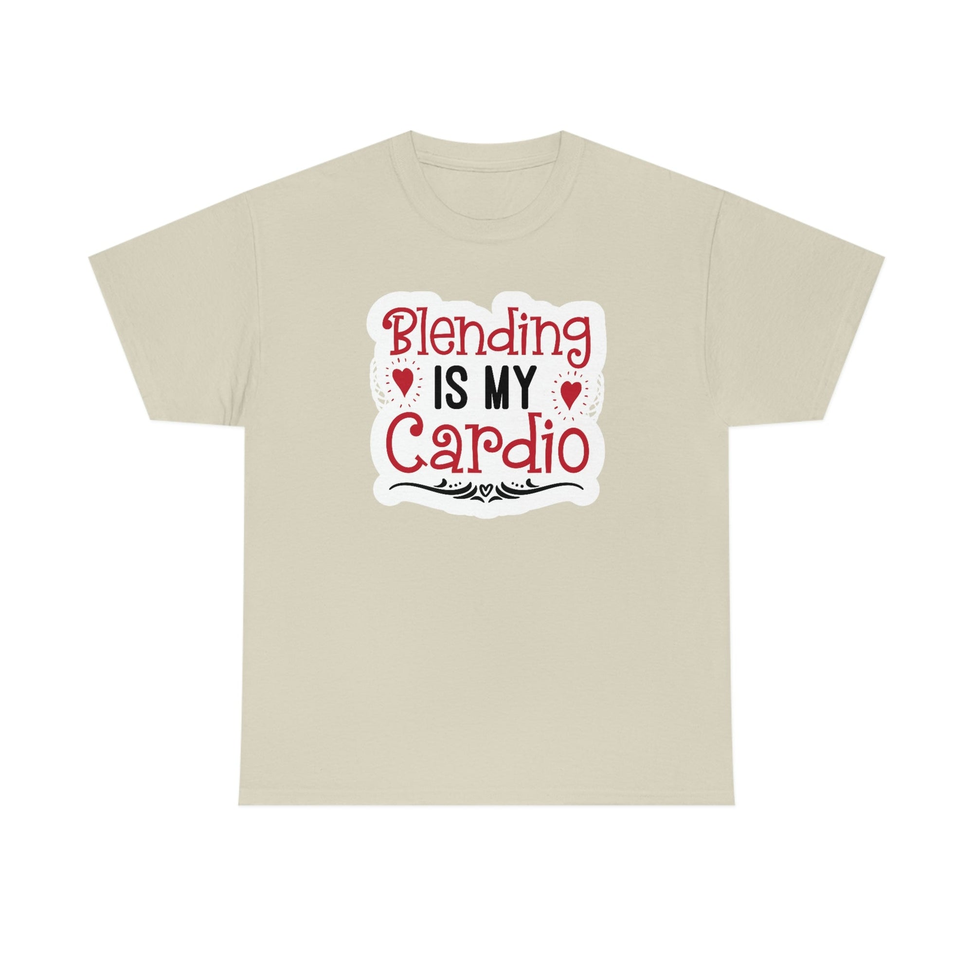 Blending is My Cardio Cotton Tee T-Shirt Pink Sweetheart