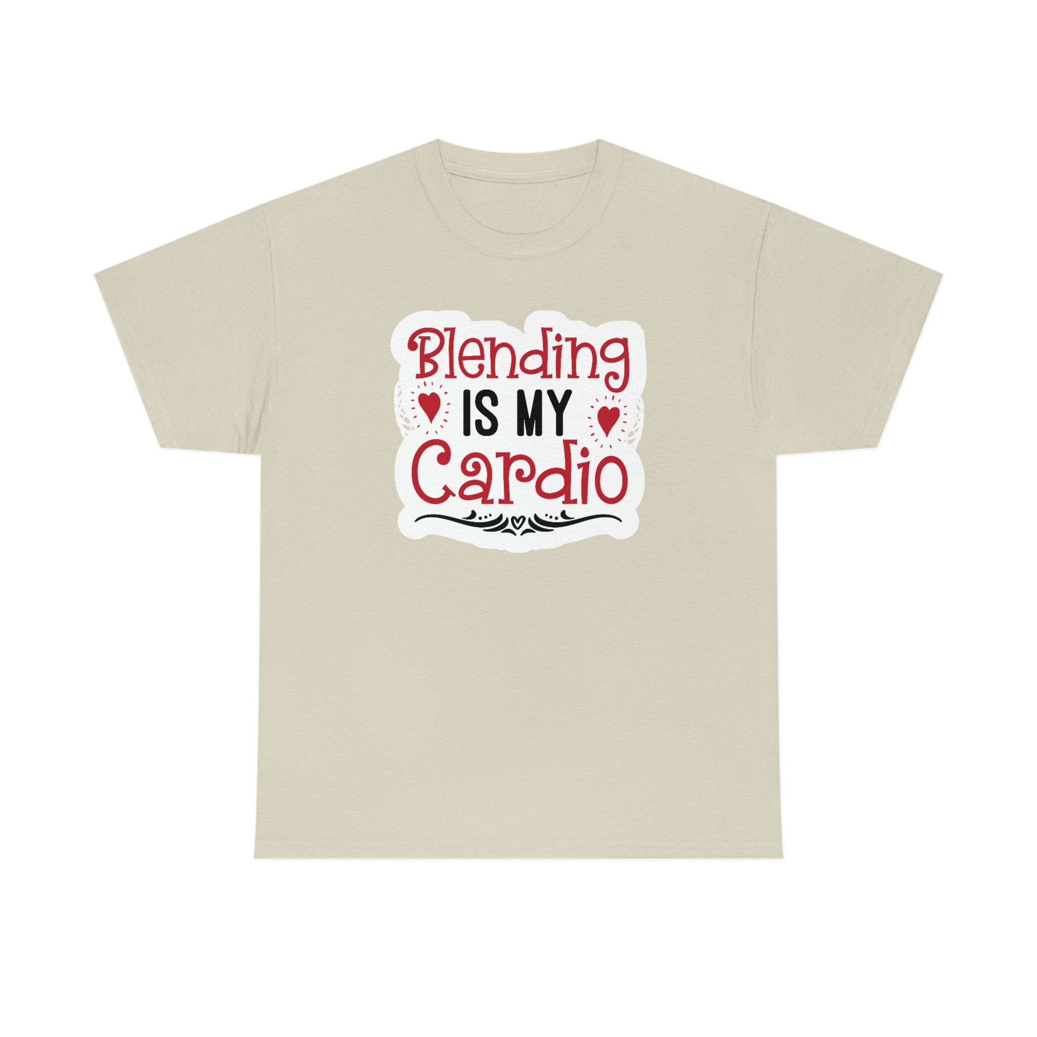 Blending is My Cardio Cotton Tee T-Shirt Pink Sweetheart