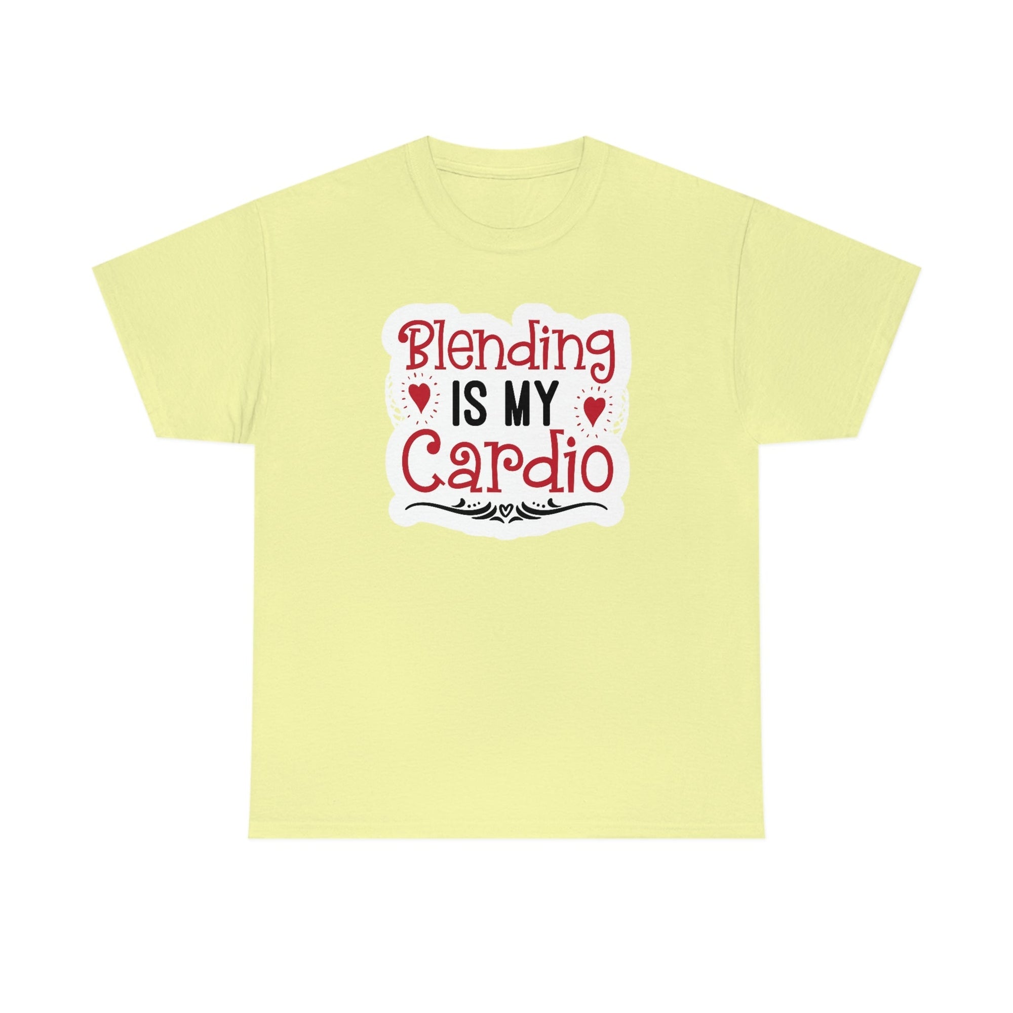 Blending is My Cardio Cotton Tee T-Shirt Pink Sweetheart