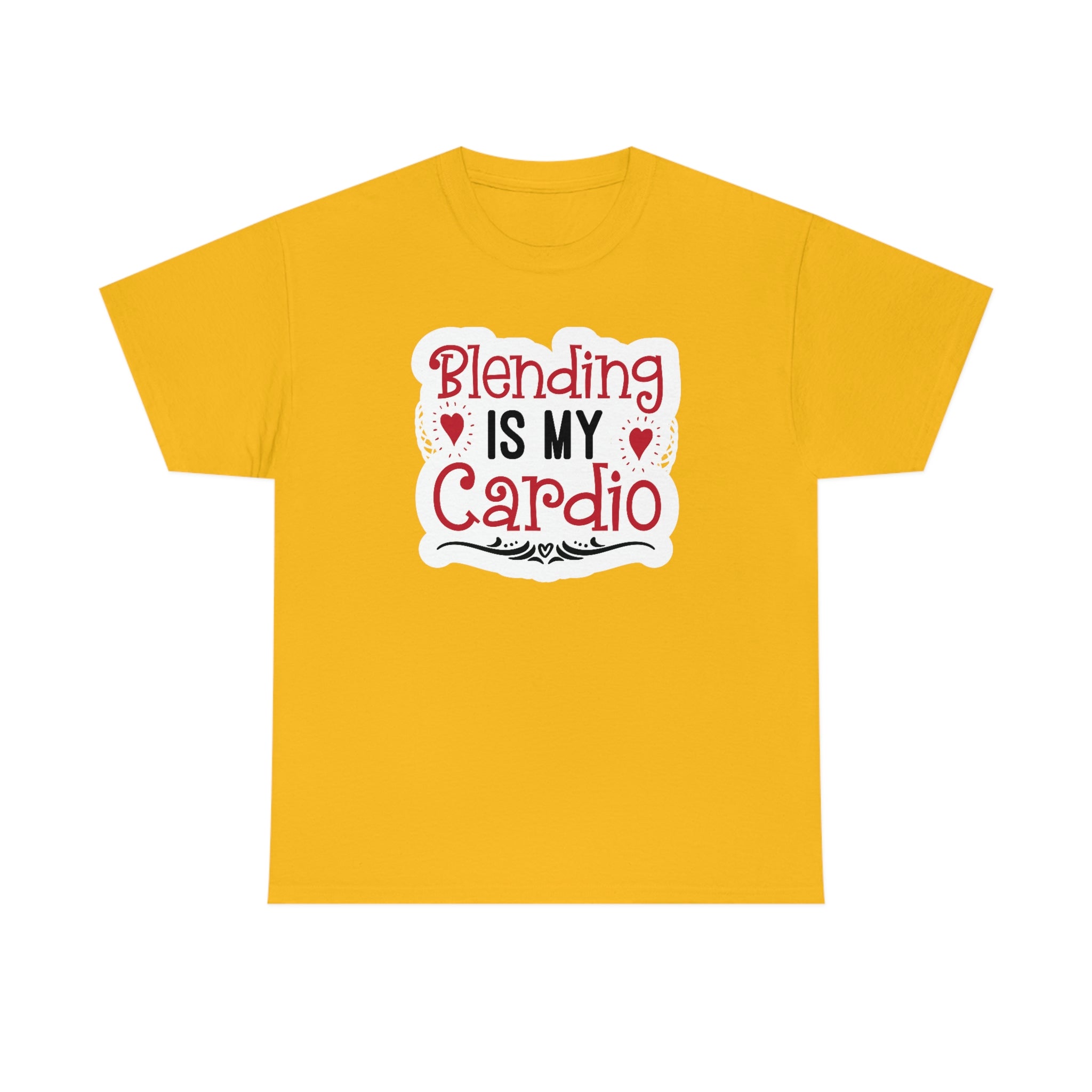 Blending is My Cardio Cotton Tee T-Shirt Pink Sweetheart