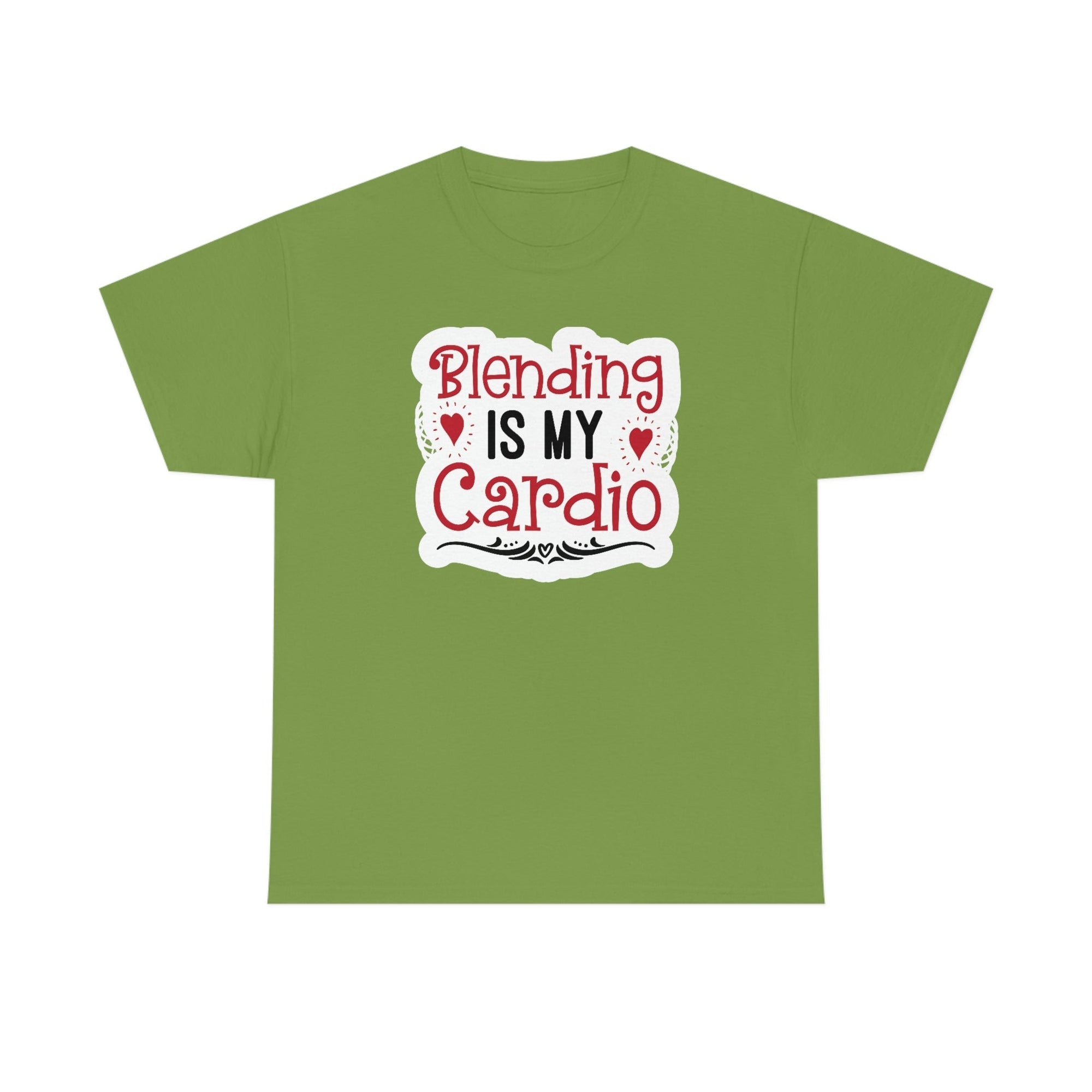 Blending is My Cardio Cotton Tee T-Shirt Pink Sweetheart