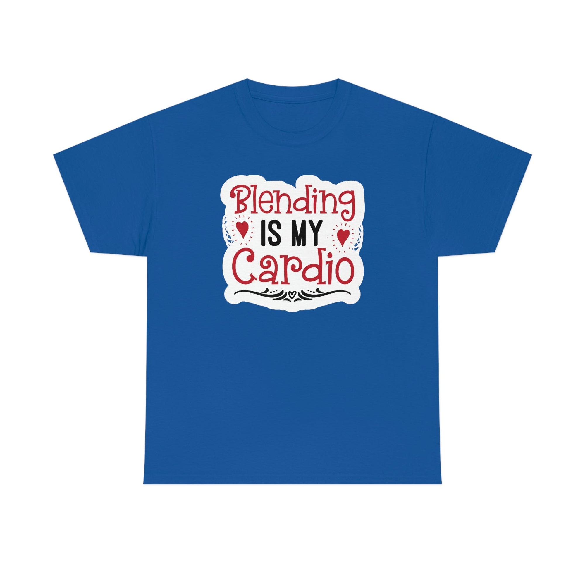 Blending is My Cardio Cotton Tee T-Shirt Pink Sweetheart