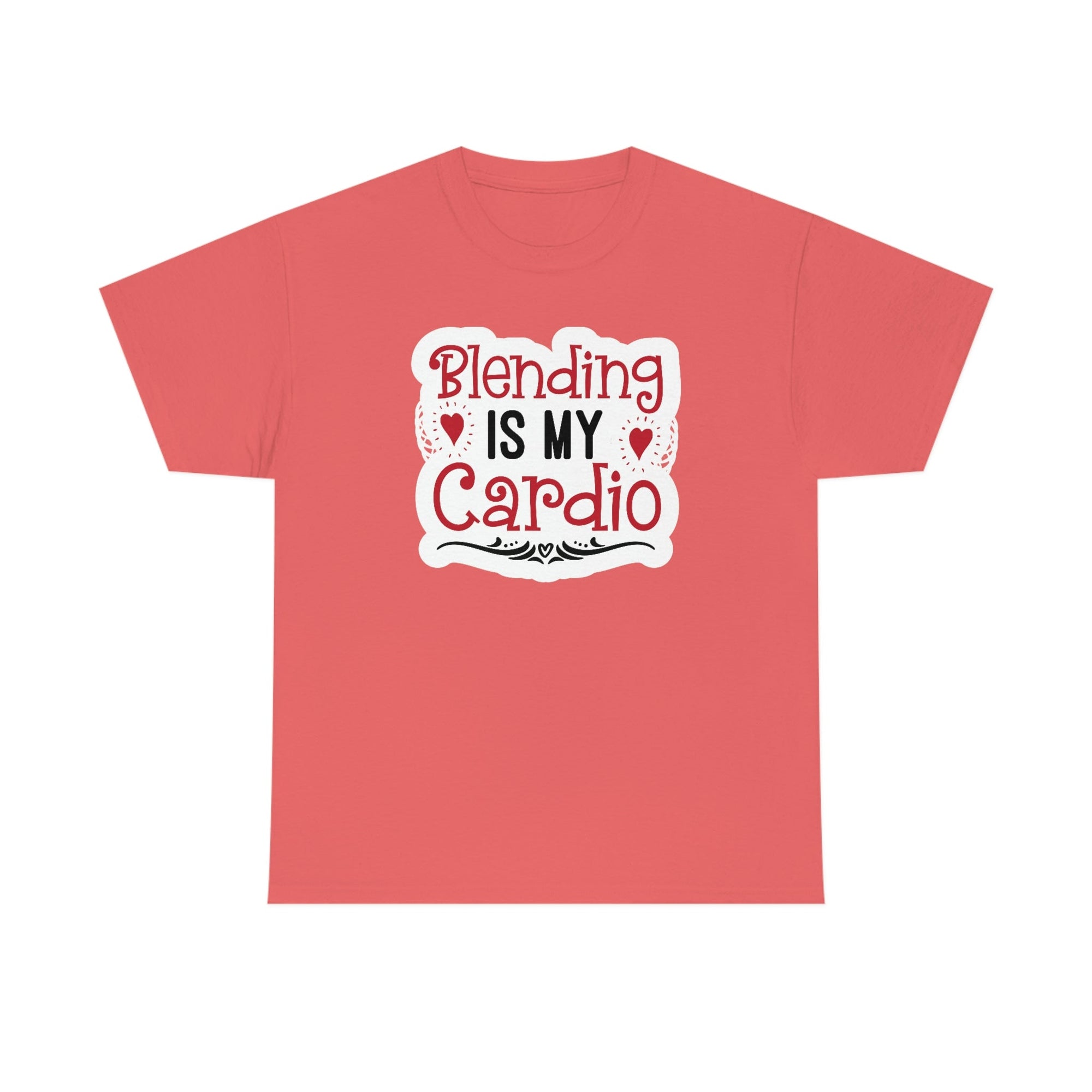 Blending is My Cardio Cotton Tee T-Shirt Pink Sweetheart