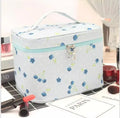 Blue Cherry Cosmetic Makeup Bag - Pink Sweetheart