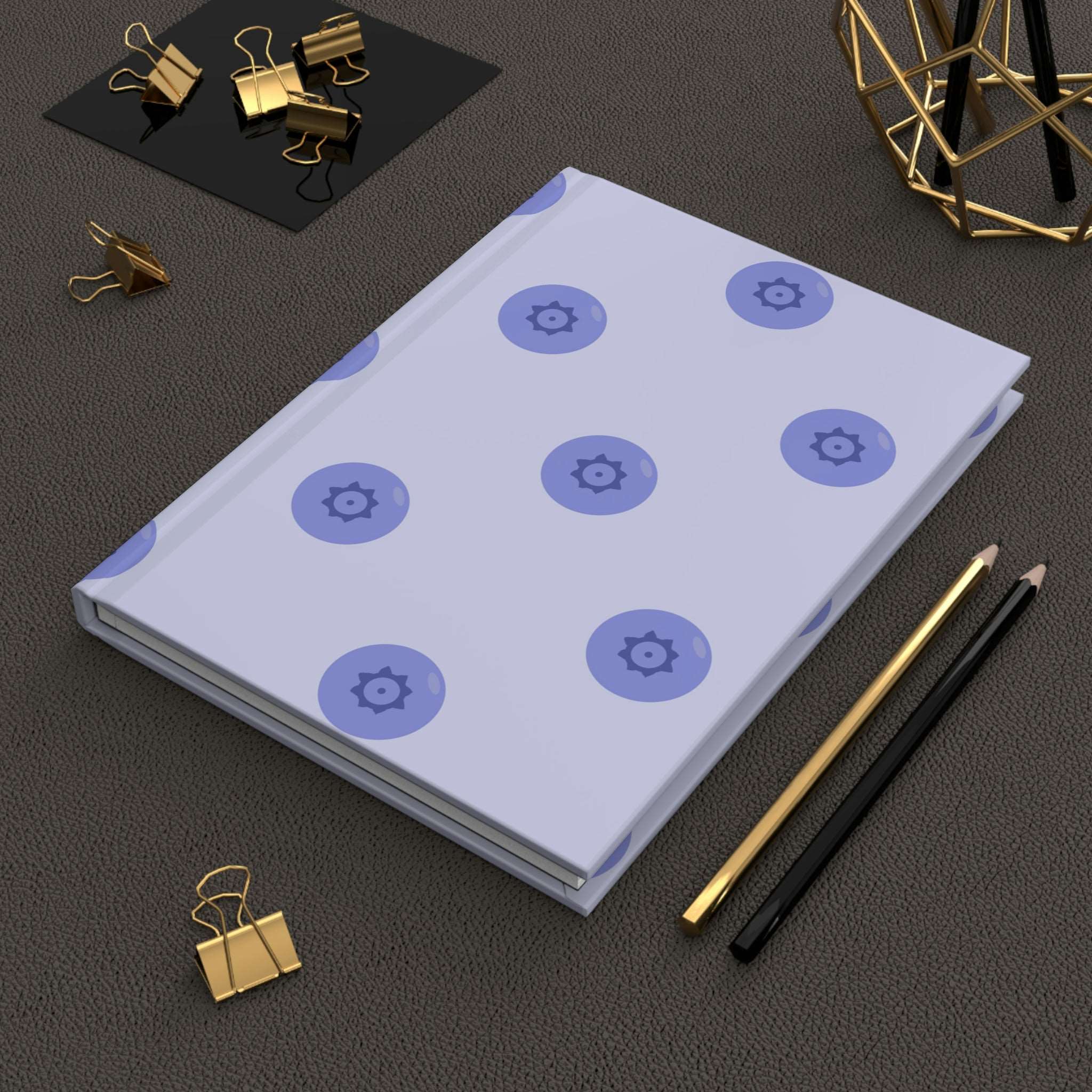 Blueberry Bliss Hardcover Matte Journal Paper products Pink Sweetheart