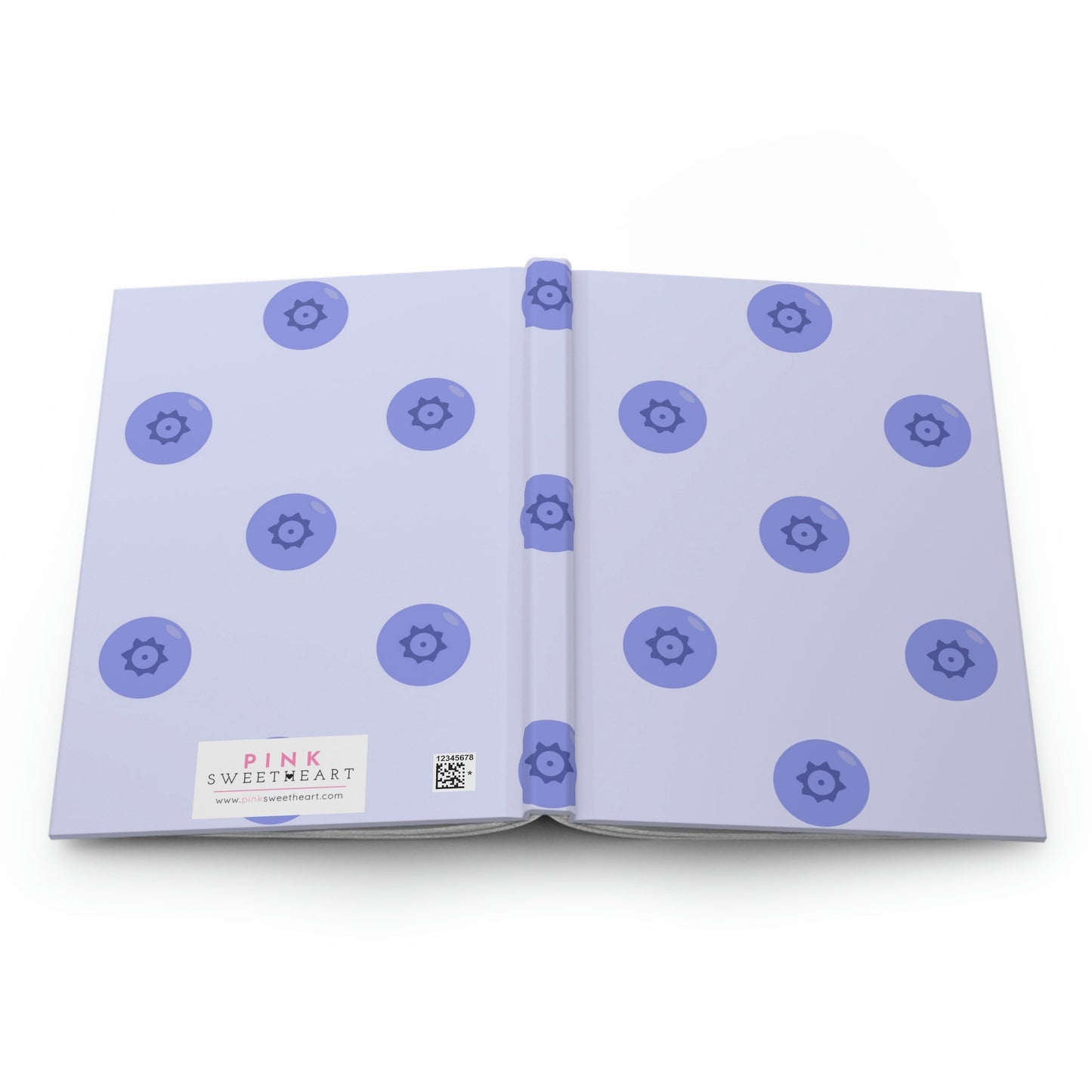 Blueberry Bliss Hardcover Matte Journal Paper products Pink Sweetheart