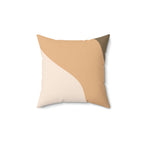 Boho Wave Square Pillow Home Decor Pink Sweetheart