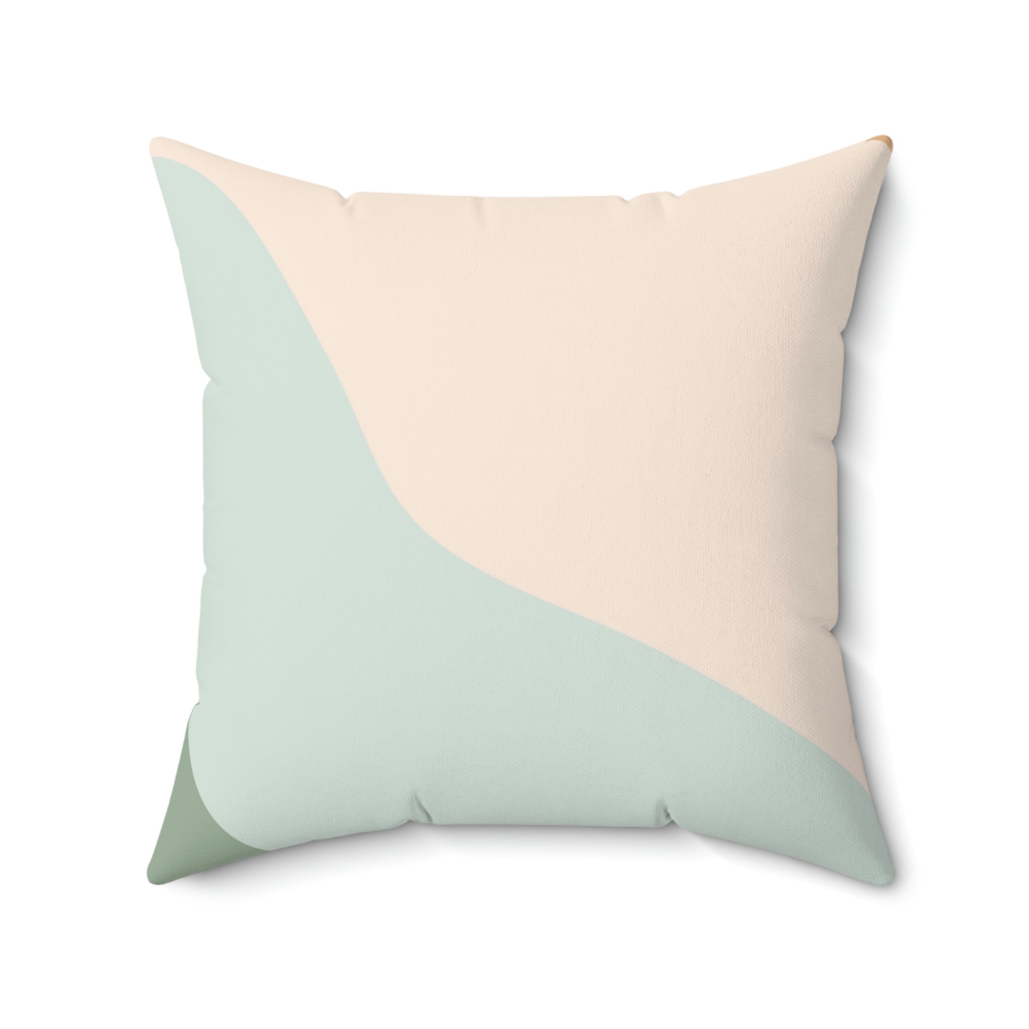 Boho Wave Square Pillow Home Decor Pink Sweetheart